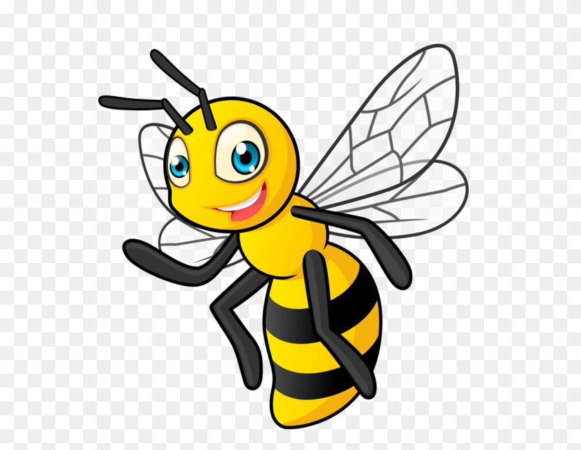 600x590 Пчелы Красивые Пчелы Пчелка, Клип - Мультяшная Пчела Png