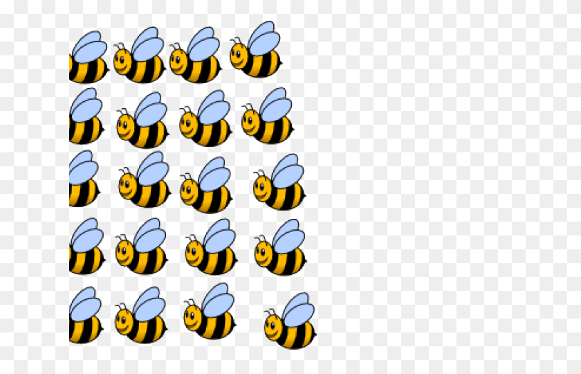 640x480 Пчелы Клипарт Полет - Клипарт Летающая Пчела