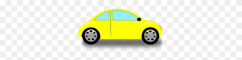 299x150 Beetle Yellow Clipart - Volkswagen Beetle Clipart