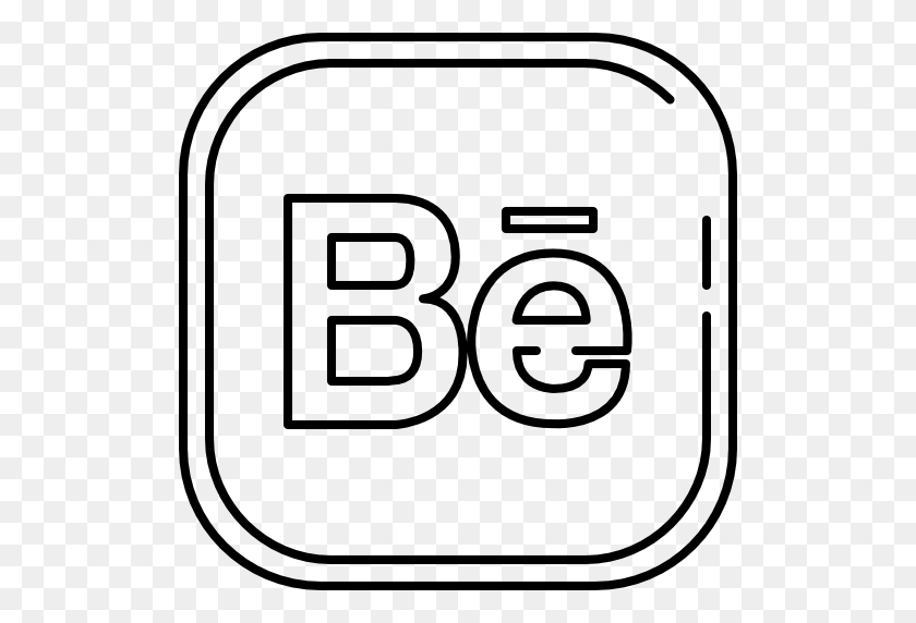 512x512 Behance - Logotipo De Behance Png