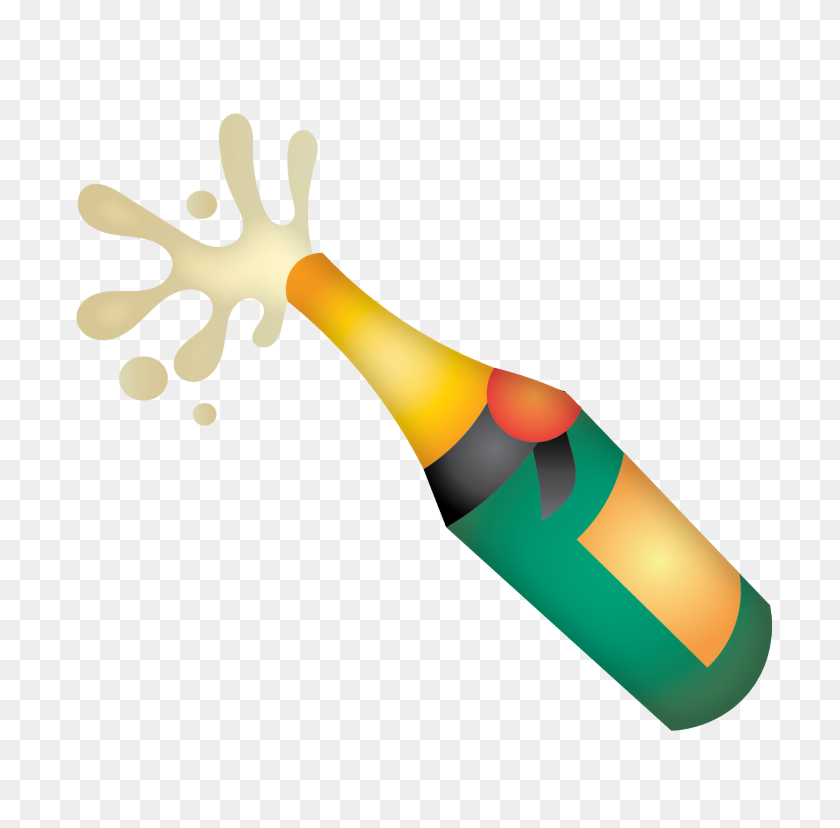 768x768 ¡He Aquí Los Nuevos Emojis! Querido Dios, ¿Es Esto Realmente Lo Que La Gente - Champagne Emoji Png