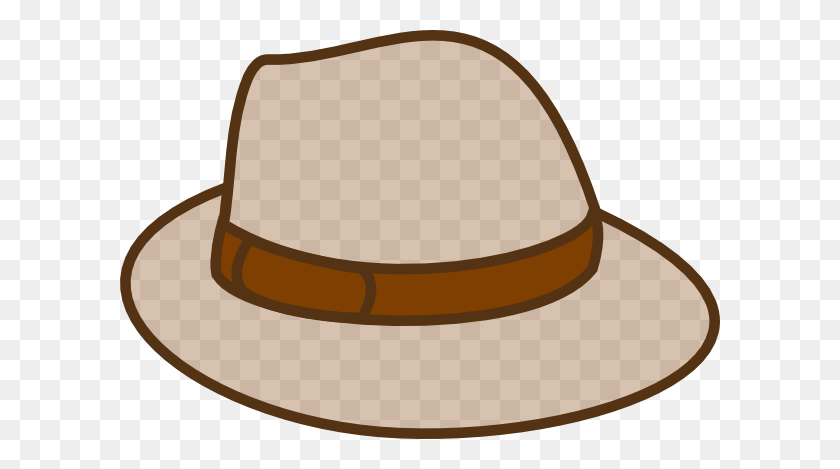 600x409 Beige Hat Clip Art - Fancy Hat Clipart