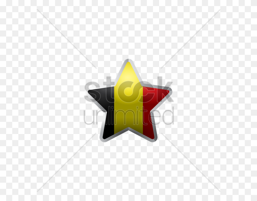600x600 Флаг Бельгии Звезды Векторное Изображение - Звезды Вектор Png