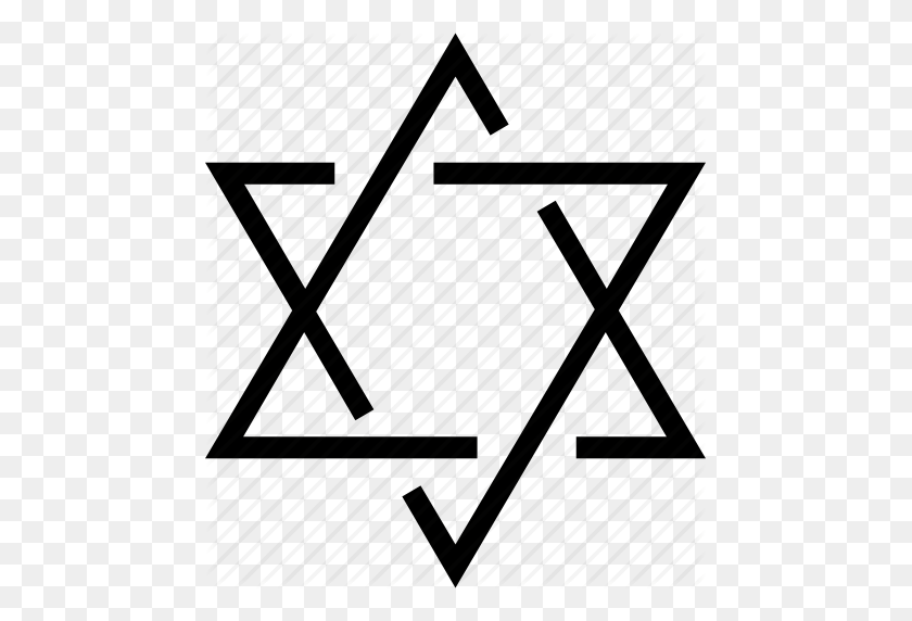 461x512 Belief, David, Jewish, Star Icon - Jewish Star Clip Art