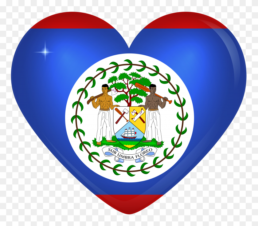 6000x5197 Belize Large Heart - Mountain Dew Clipart