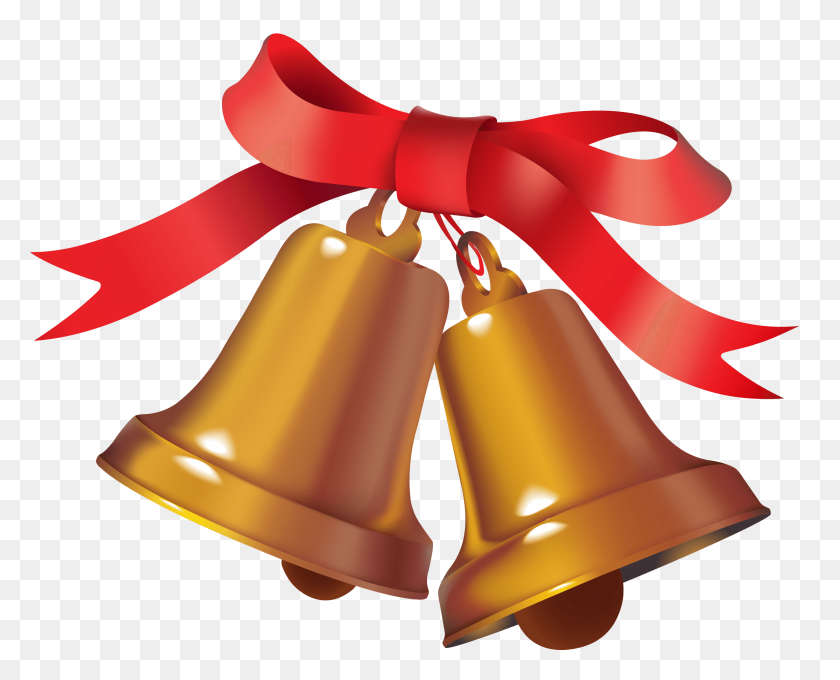 3000x2388 Bell Duo Christmas Transparent Png - Bell PNG