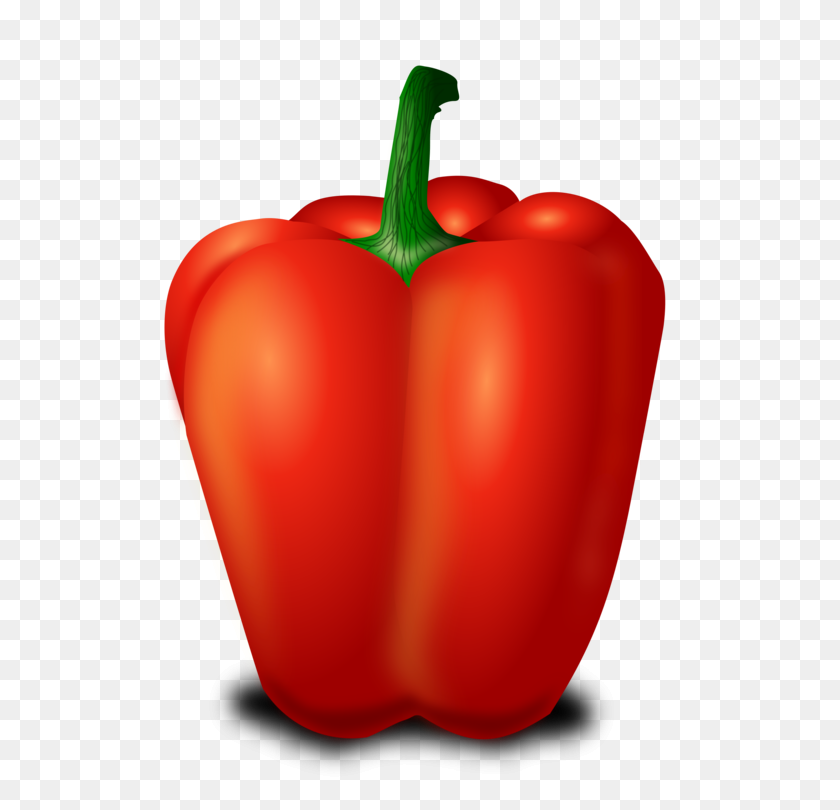 545x750 Bell Pepper Chili Pepper Habanero Vegetable Yellow Pepper Free - Chili Pepper Clipart