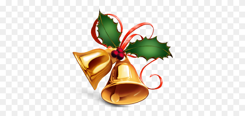349x338 Bell Png - Christmas Bells PNG