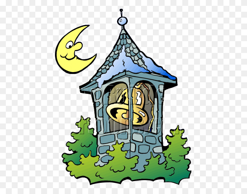 600x600 Bell Tower Clip Art Free Cliparts - Clock Tower Clipart