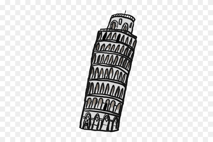 500x500 Bell Tower Cliparts - Tower Clipart Black And White