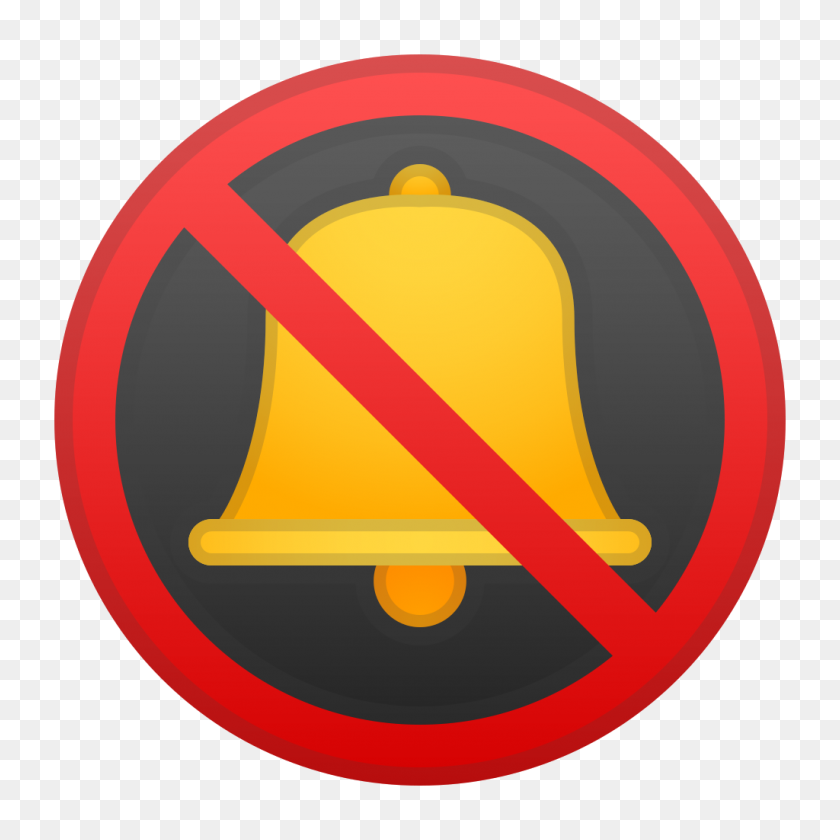 1024x1024 Bell With Slash Icon Noto Emoji Objetos Iconset De Google - Círculo Slash Png