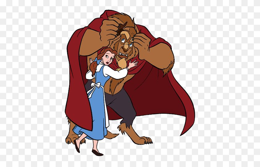 427x479 Belle And The Beast Clip Art Disney Clip Art Galore - Person Waking Up Clipart