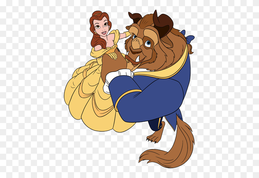 428x519 Belle And The Beast Clip Art Disney Clip Art Galore - Prince Clipart