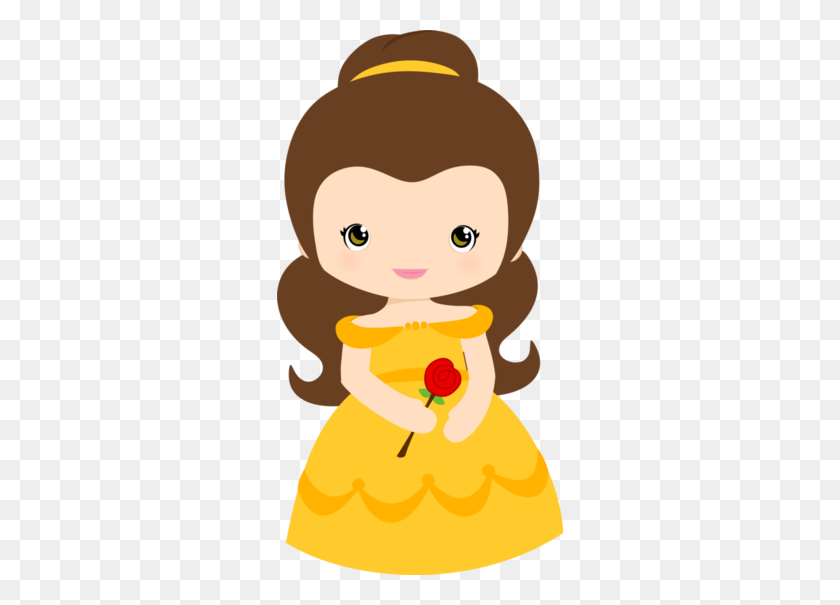 286x545 Belle Clip Art Beauty And The Beast - Beauty And The Beast Belle Clipart
