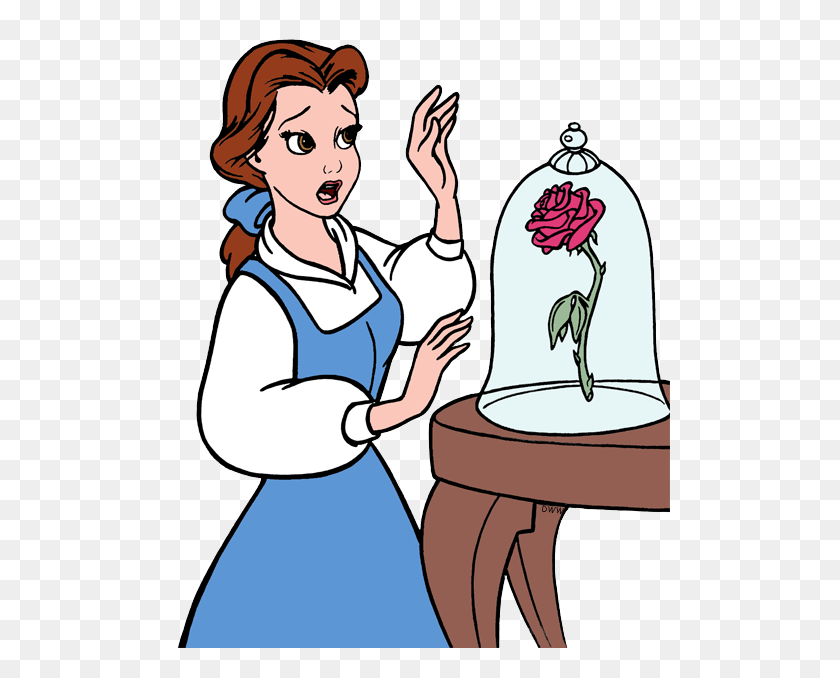 Belle Clip Art Disney Clip Art Galore - Enchanted Rose Clipartunduh clipart...