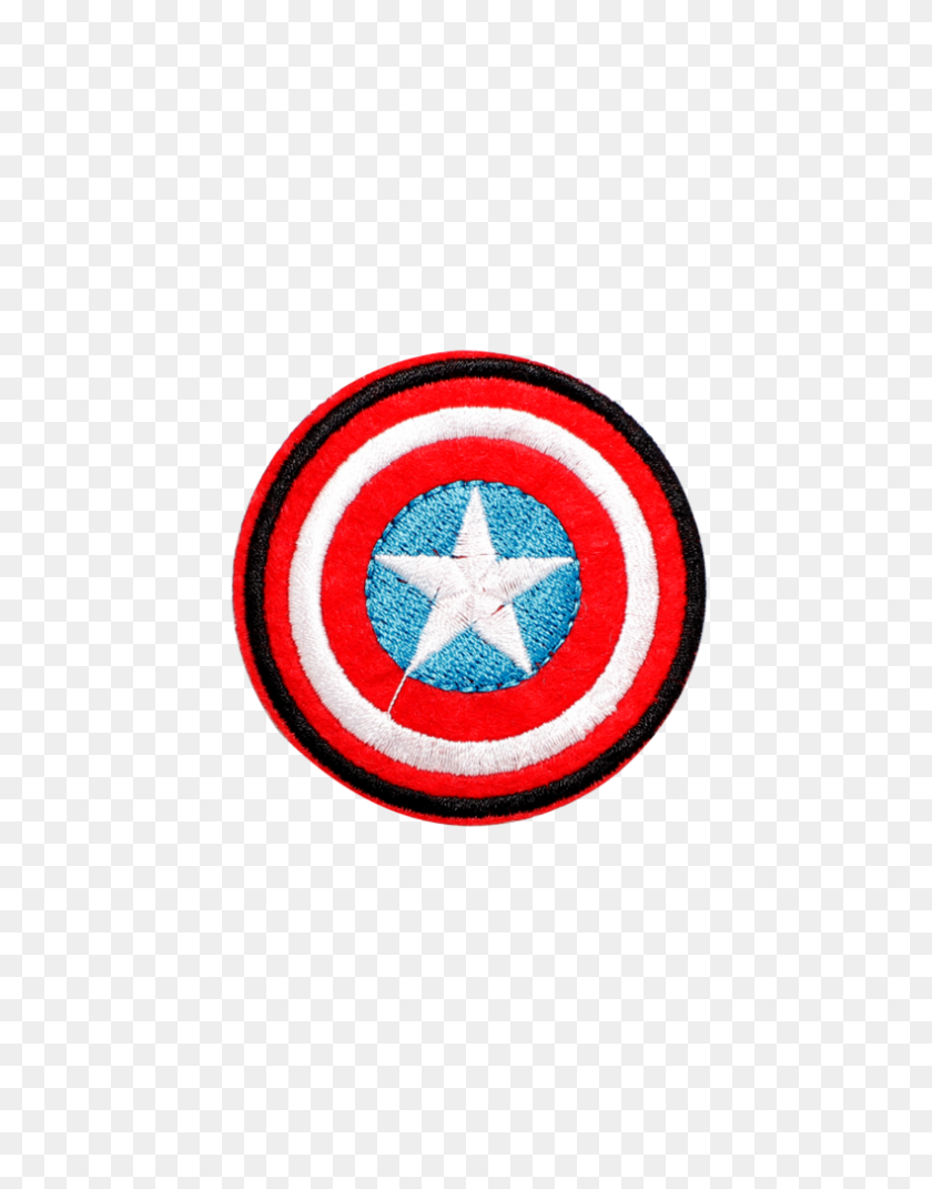 790x1024 Bellofox Captain America Iron On Patch Accessories - Captain America Logo PNG
