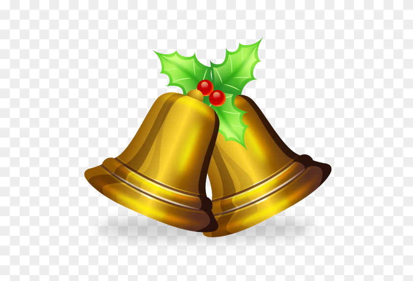 512x512 Bells, Christmas Icon - Christmas Bells PNG