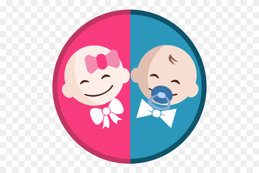500x500 Belly Birth Where There Is Love, There Is Life! - Gender Reveal Clipart