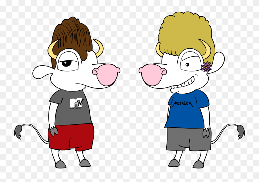 1600x1091 Belugatoons Cowsplay - Beavis And Butthead PNG
