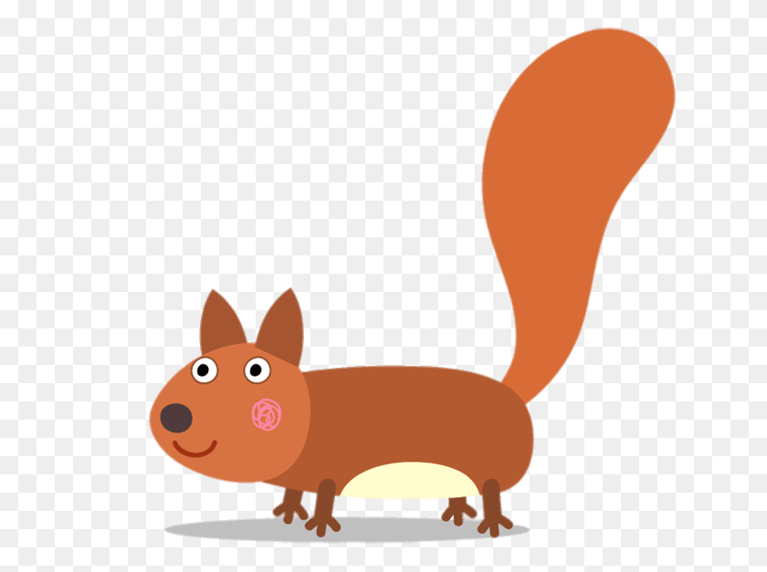 758x567 Ben And Holly Squirrel Transparent Png - Squirrel PNG