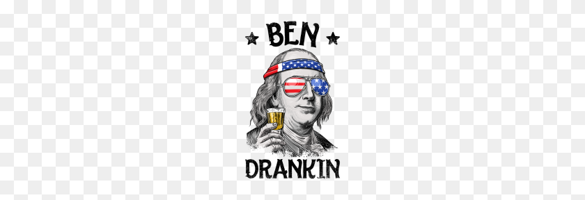 190x228 Ben Drankin De Julio Camiseta De Benjamin Franklin Hombres Mujeres Regalos - Benjamin Franklin Png