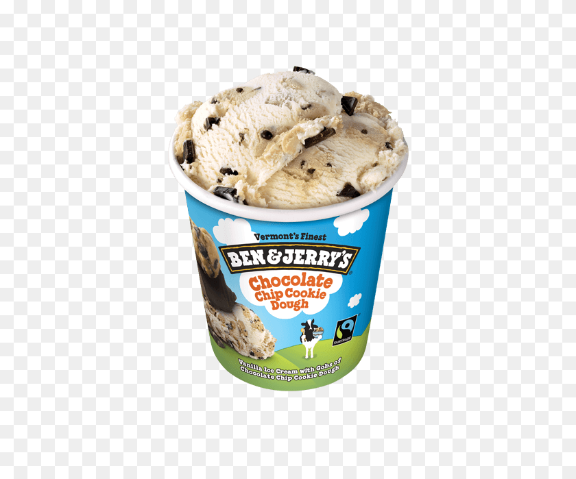 484x639 Ben Jerry's Chocolate Chip Cookie Dough Pointe Dairy Inc - Chocolate Chip Cookies PNG
