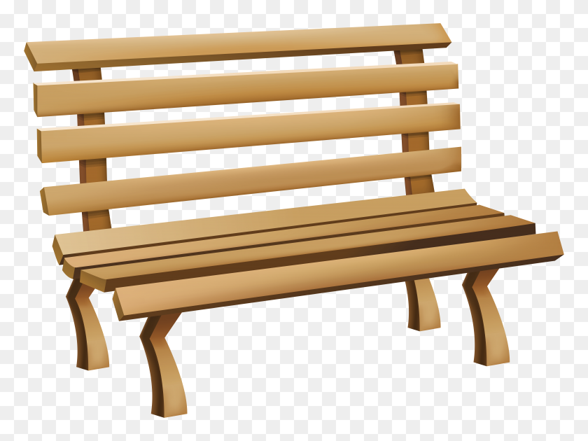 8000x5854 Bench Png Clip Art - Plank Clipart