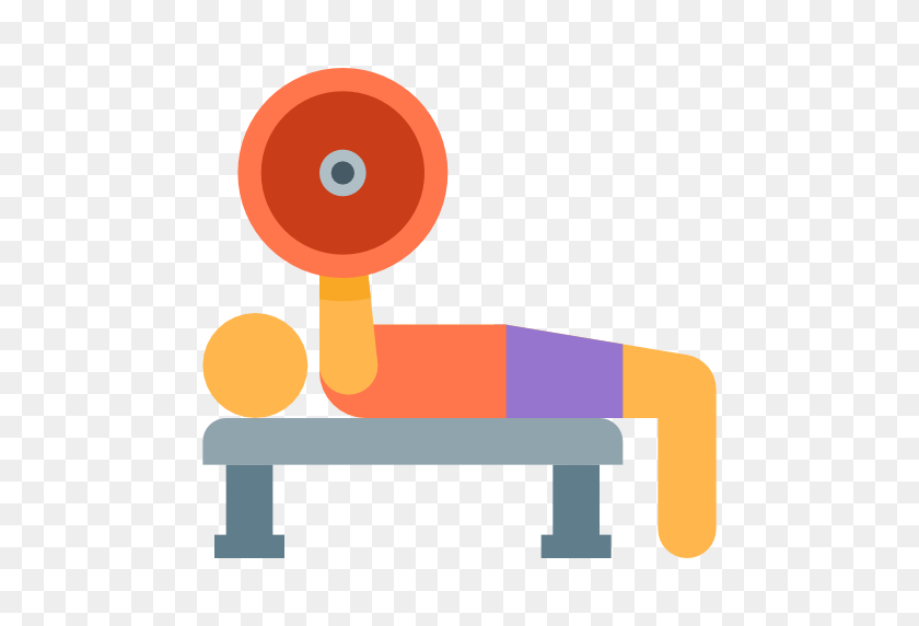 512x512 Bench Press Icon Free Download At Clipart - Bench Press Clipart