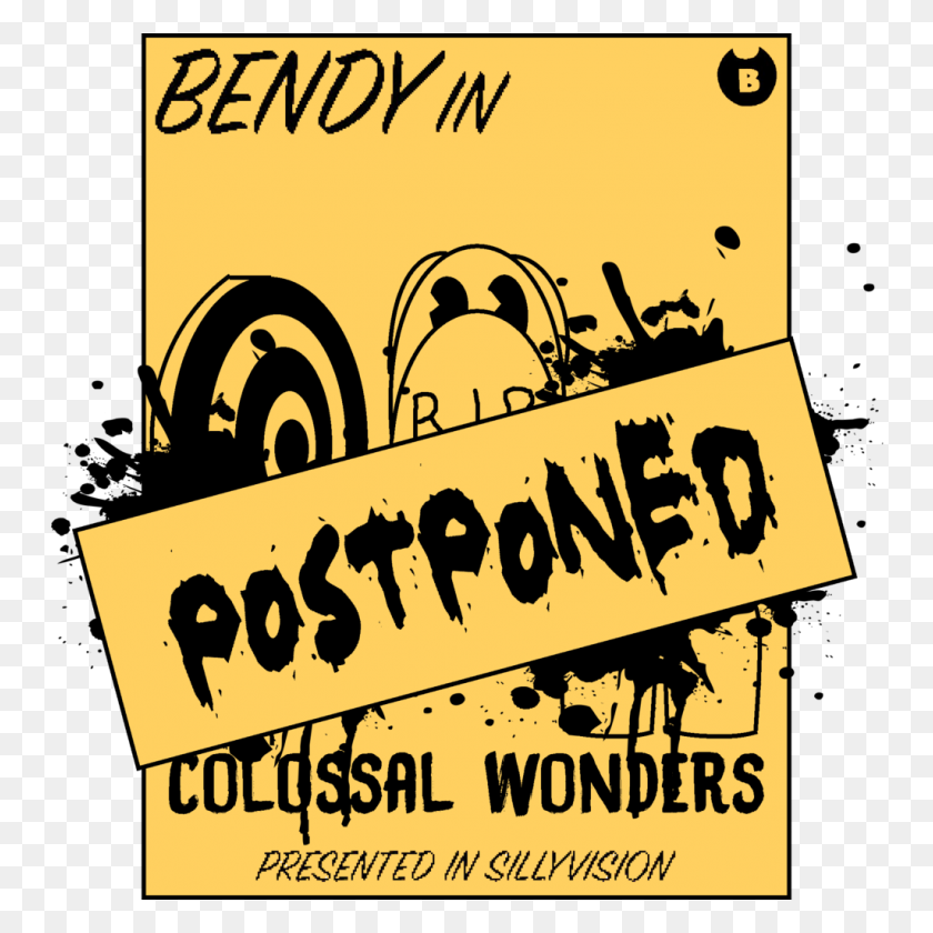1024x1024 Bendy In Colossal Wonders - Postponed PNG