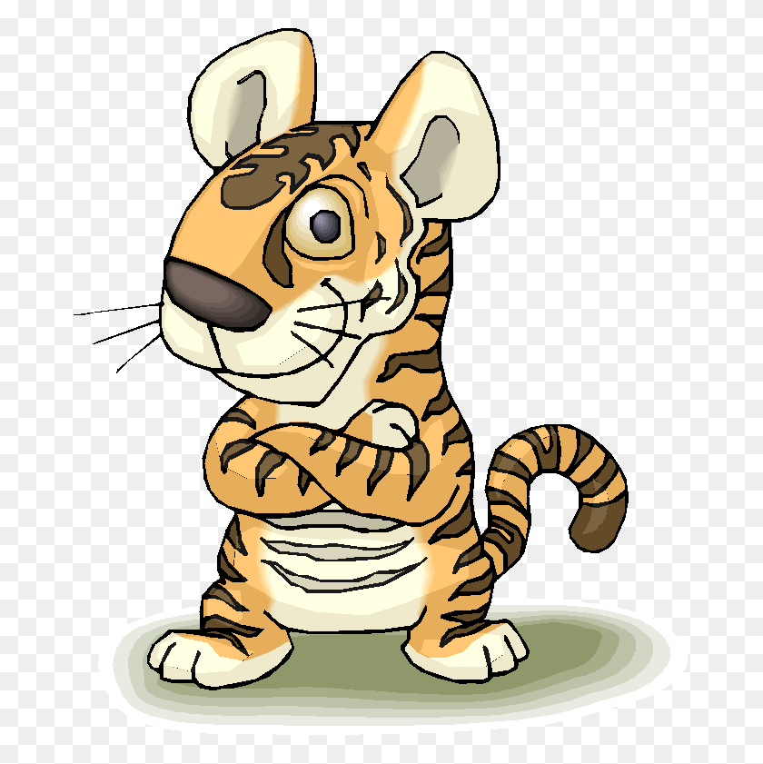 693x781 Bengal Tiger Clip Art - Raton Clipart