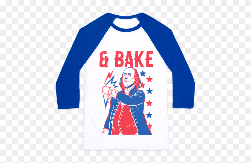 484x484 Benjamin Franklin Camisetas De Béisbol Lookhuman - Benjamin Franklin Png