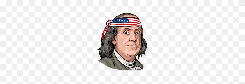 190x228 Бенджамин Франклин Июльский День Независимости Американца - Бен Франклин Png