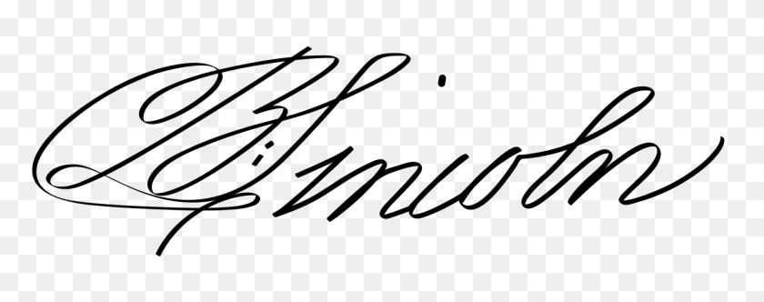 1280x447 Benjamin Lincoln Signature - Lincoln PNG