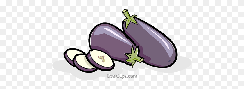 480x249 Berinjela Livre De Direitos Vetores Clip Art - Eggplant Clipart