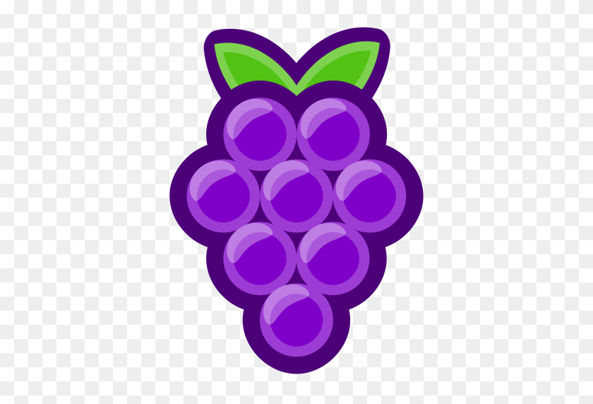 512x512 Berries, Eating, Food, Grapes, Healthy Icon - Healthy Food PNG