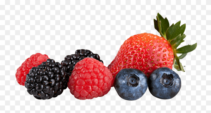 850x425 Berries Png - Raspberries PNG