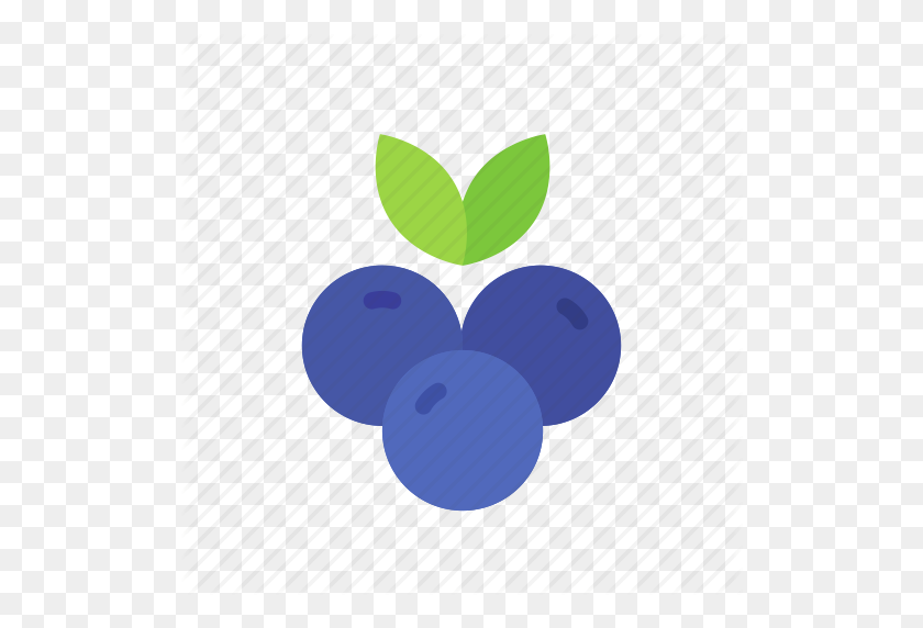 512x512 Berry, Blue, Blueberries, Blueberry, Colour, Food, Fruit Icon - Blueberry PNG