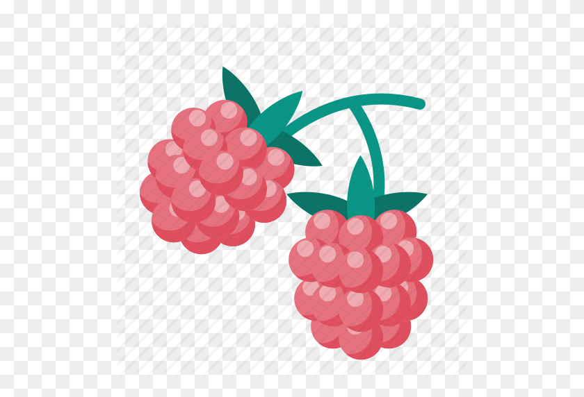 512x512 Berry, Food, Raspberries Icon - Raspberries PNG