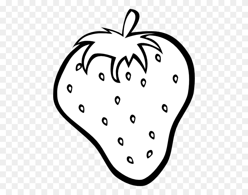 480x600 Berry Outline Cliparts - Leaf Outline Clipart