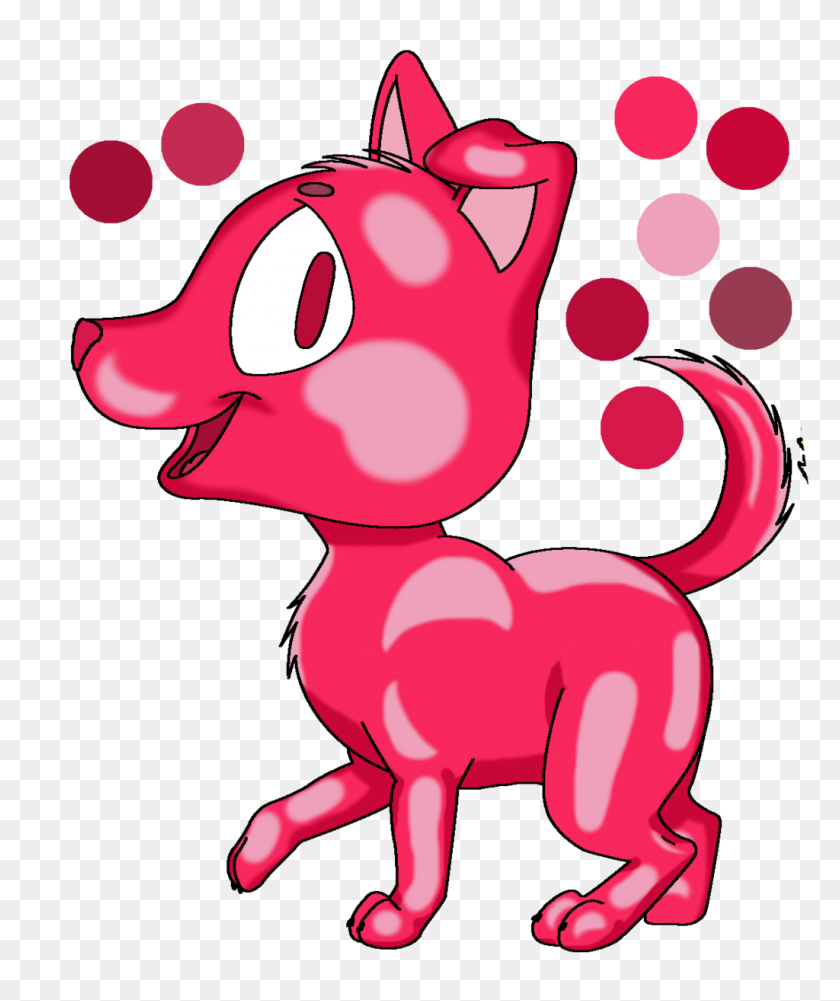 1024x1236 Berry The Strawberry Hard Candy Puppy - Hard Candy Clip Art