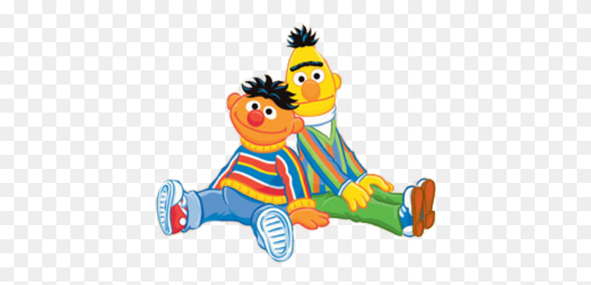 400x345 Bert And Ernie Talk About Fibromyalgia Awareness Day On Behalf - Zoe Sesame Street Clipart