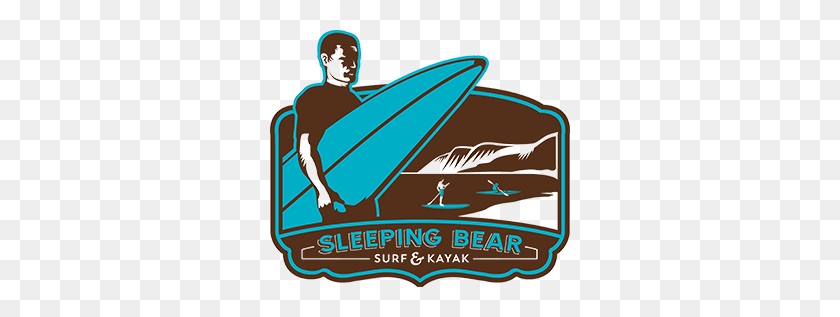 300x257 Берил Скроцки, Спящий Медведь, Занимающийся Серфингом На Байдарках - Медведь Вставает Клипарт