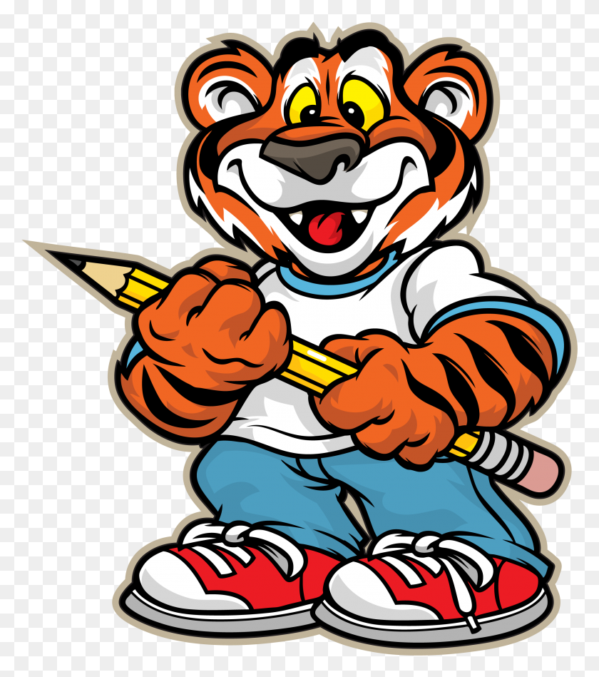 2493x2842 Bessemer City Middle School Tiger Clipart - Middle Clipart