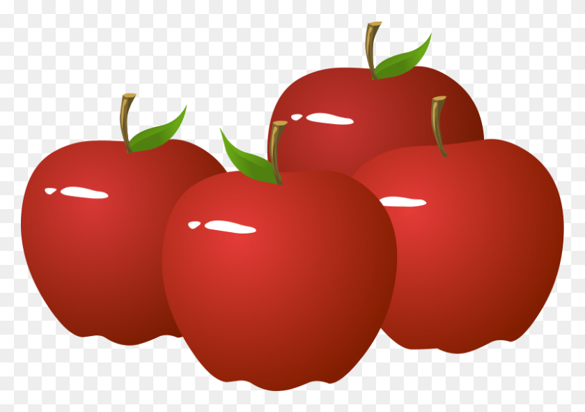 800x545 Лучшие Картинки Apple Clip Art Рисунки, Овощи - Manzana Clipart