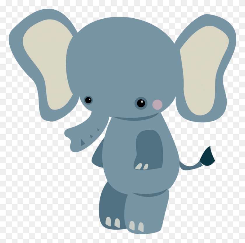 830x824 Best Baby Elephant Clipart - Baby Elephant Clipart Black And White