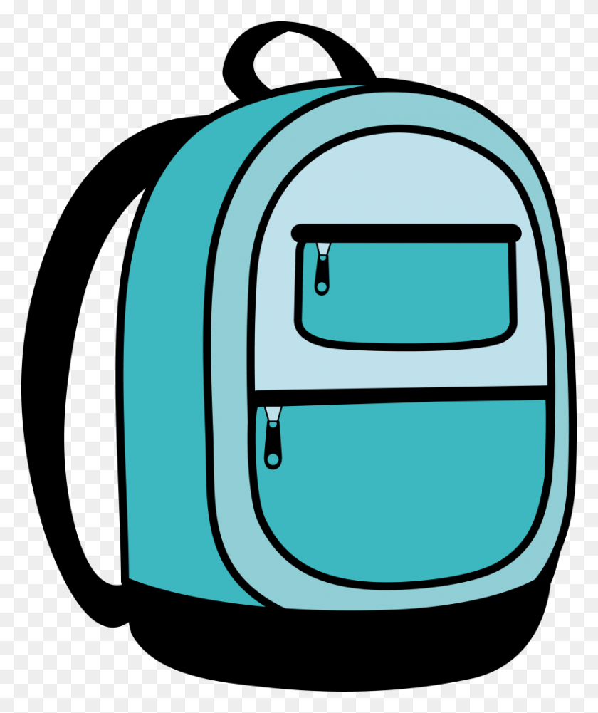 830x1002 Best Backpack Clipart - Backpack Clipart PNG