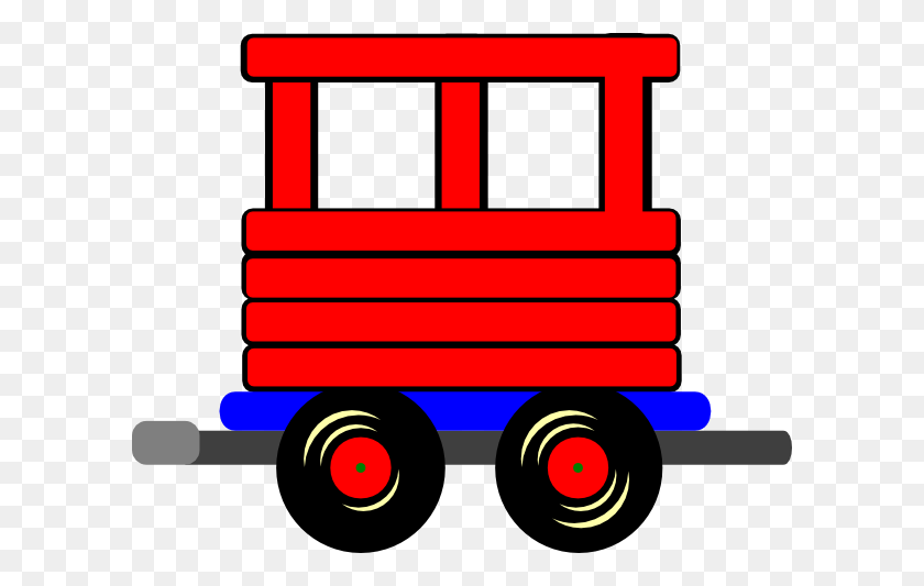 600x473 Best Caboose Clipart - Red Car Clipart