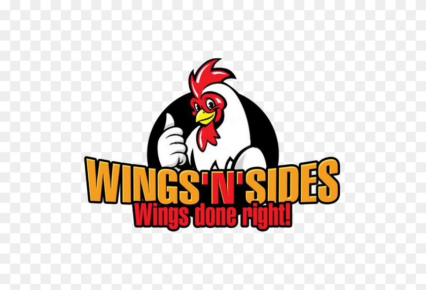512x512 Best Chicken Wings Lagos Wingsnsides - Chicken Wings PNG
