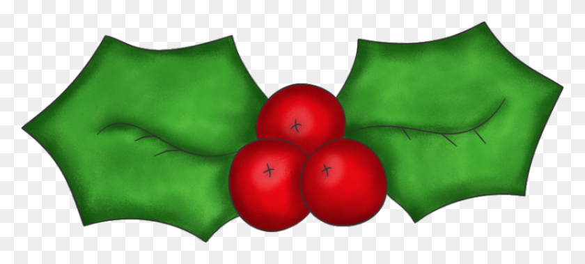830x340 Best Christmas Holly Clip Art - Christmas Holly PNG