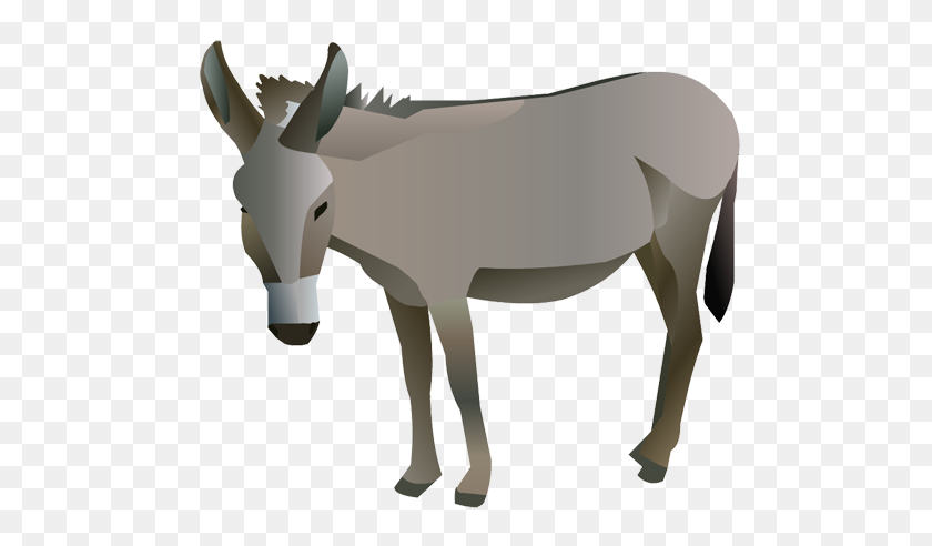 500x432 Best Donkey Clipart - Moose Head Clipart